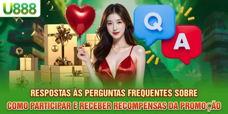Respostas às perguntas frequentes sobre como participar e receber recompensas da promoção