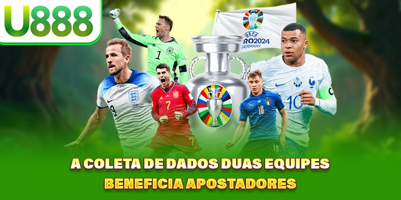 A coleta de dados duas equipes beneficia apostadores