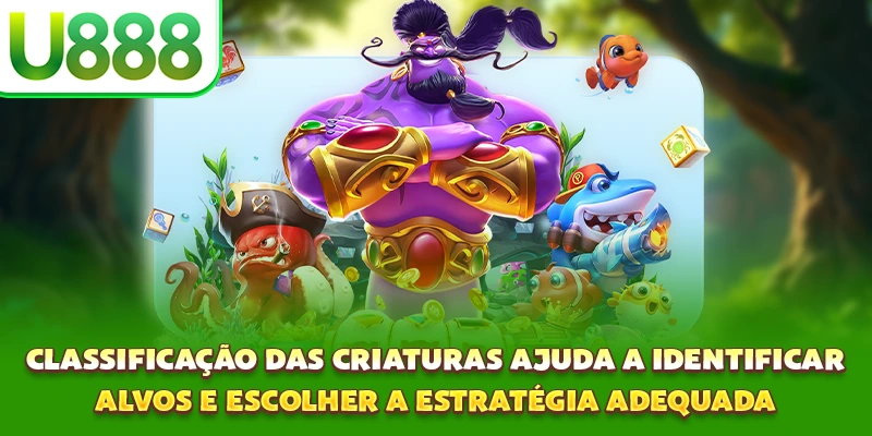 Classificação das criaturas ajuda a identificar alvos e escolher a estratégia adequada