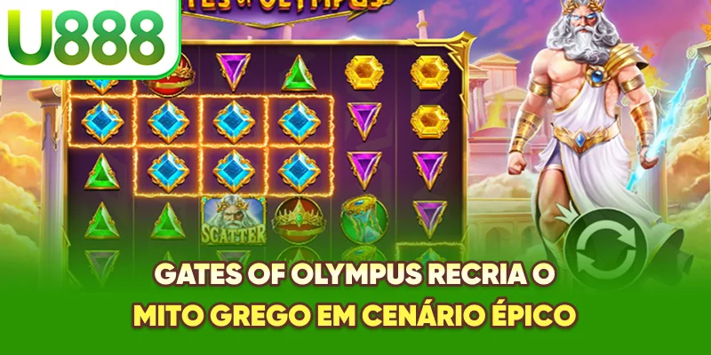 Gates of Olympus recria o mito grego em cenário épico