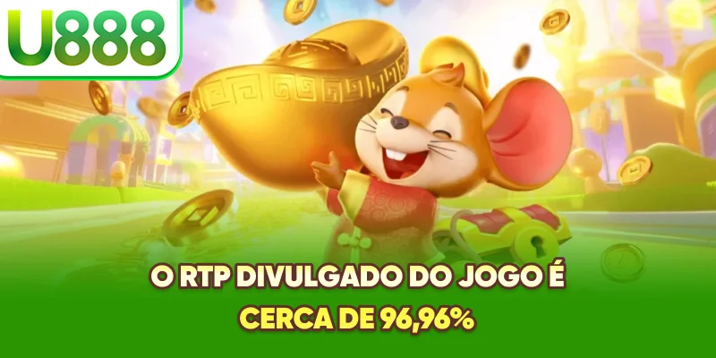 O RTP divulgado do jogo é cerca de 96,96%